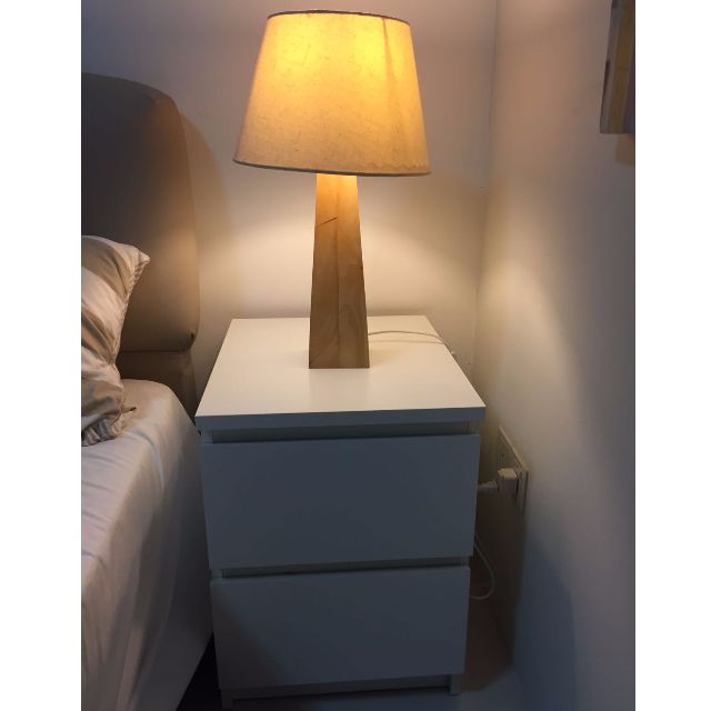 Bedsite Table Ikea Malm Chest Of 2 Drawers White Furniture