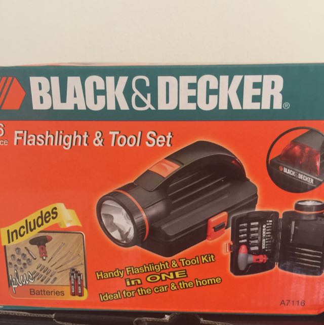 Black And Decker. Flashlight And Tool Set., Furniture & Home Living