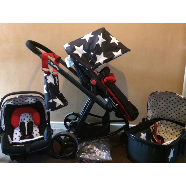 Cosatto Giggle Travel System 3 in 1 Pram Pushchair All Star
