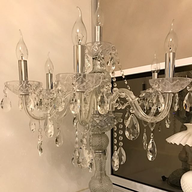 Large Chandelier Desk Lamp