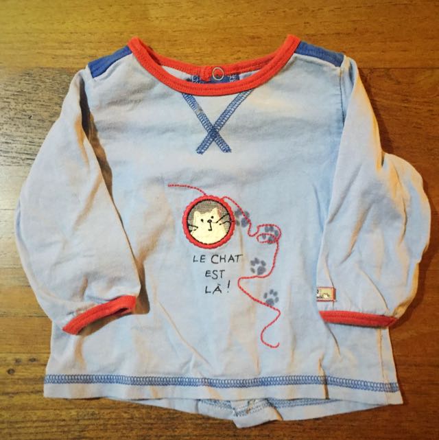 Long Sleeves T Shirt 6 M Sergent Major French Brand Babies Kids