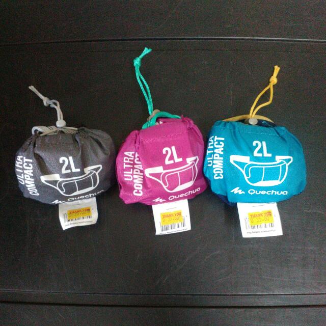 QueChua Ultra Compact 2liters Waist Pouch Sports Equipment