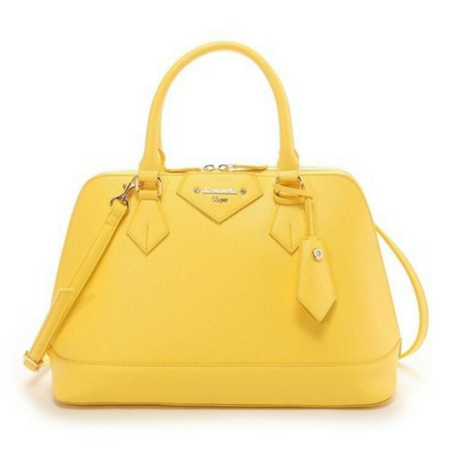 Price Reduced Samantha Vega Lady Azel In Yellow Women S Fashion Bags Wallets Cross Body Bags On Carousell