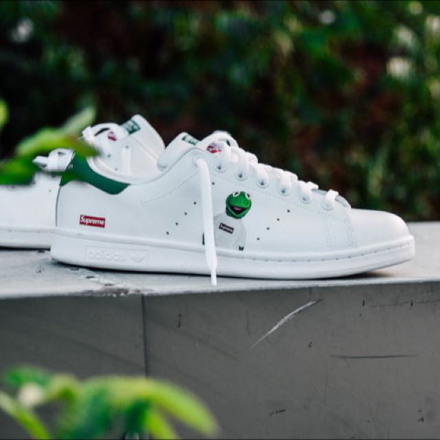 Stan Smith, Supreme X Kermit (Limited Ed.), Men'S Fashion, Footwear,  Sneakers On Carousell
