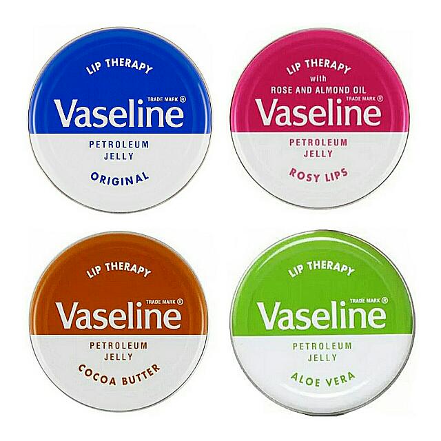 Vaseline Lip Therapy Pocket Size 20g Petroleum Jelly 100 Original