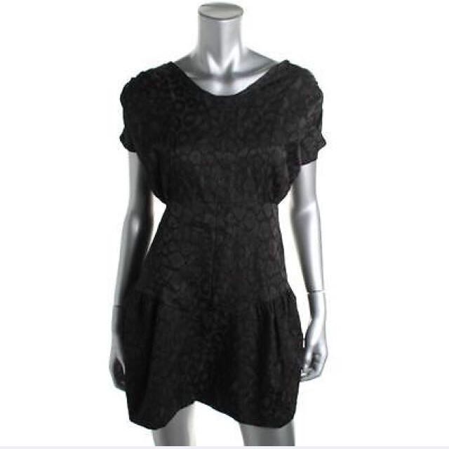 zara w&b collection black dress