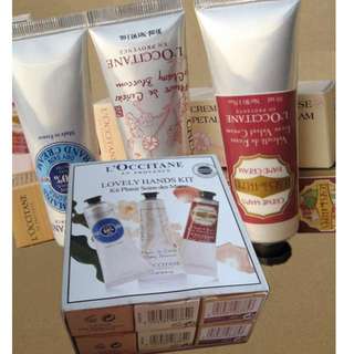 Loccitane en Provence Hand Kits/Value set/gifts/l'occitane en provence Hand Cream Set/Shea Butter Hand Cream/rose hand n nail cream/cherry blossom hand cream