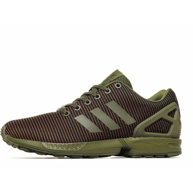 olive green adidas flux
