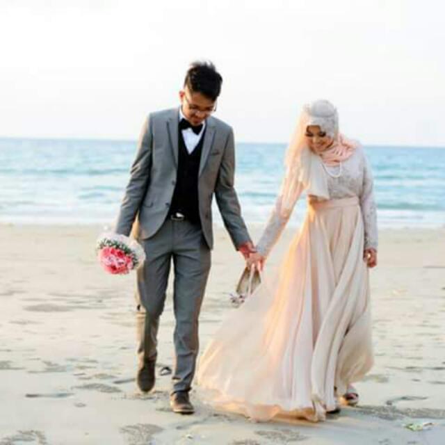 Baju Nikah Dan Sanding Utk Disewa Fesyen Muslimah Di Carousell