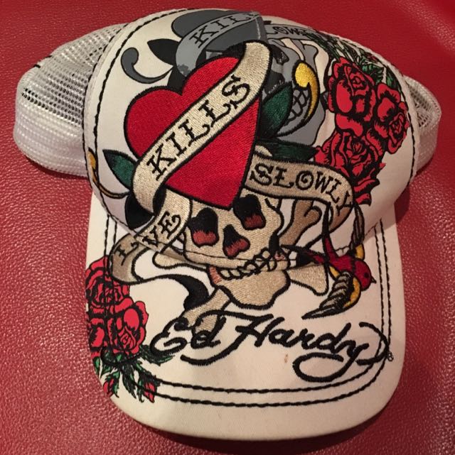 Ed Hardy Cap Women S Fashion Accessories On Carousell