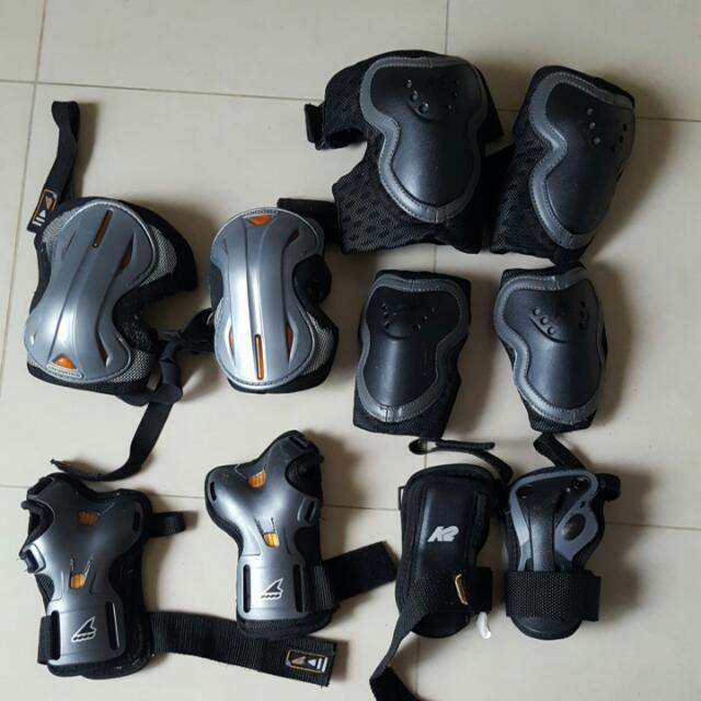 Elbow, Knee And Wrist Guards For Roller Blading, Sports Equipment, PMDs, EScooters & EBikes