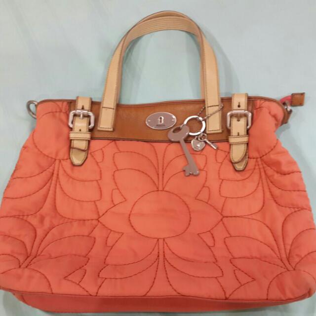 Fossil cheap nylon bag
