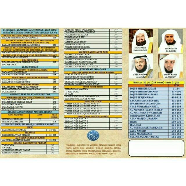 Free Postage Radio Bacaan Al Quran Music Media On Carousell