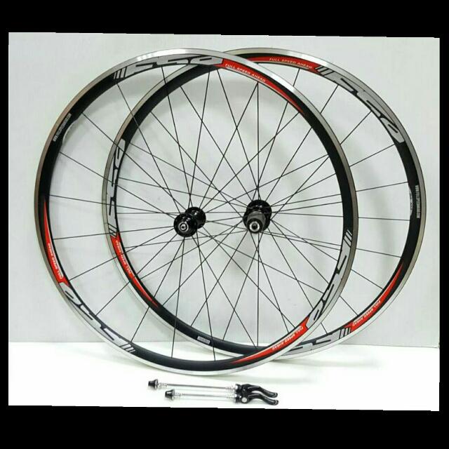 全新fsa Rd 200 700c 版寬27mm 輪組 Mavic 跑5 跑7 Rubar Giant 輪組參考 運動休閒 自行車在旋轉拍賣