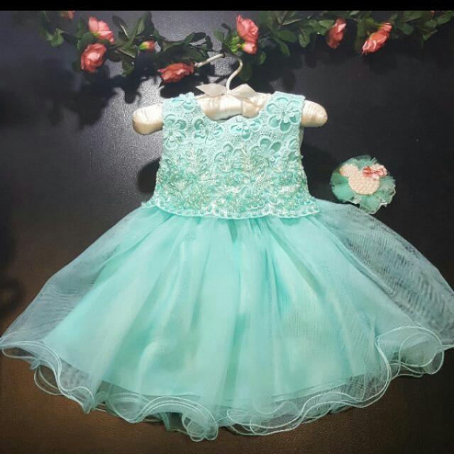 tiffany blue baby dress