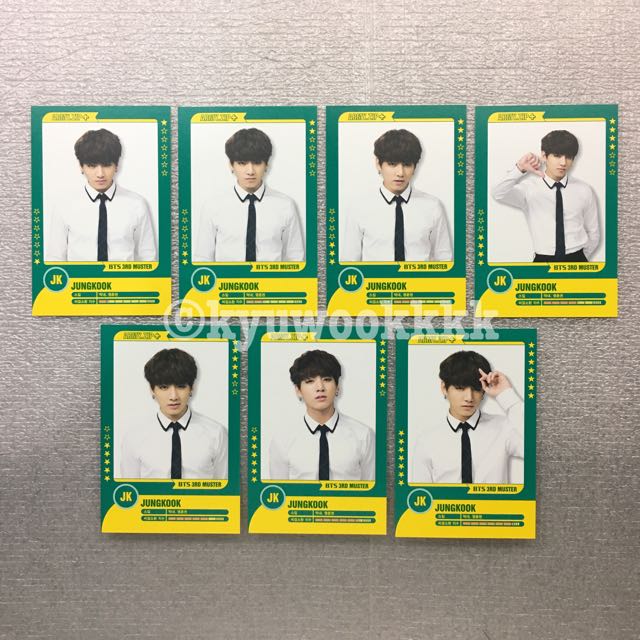 BTS 3rd muster ジョングク フォトセット