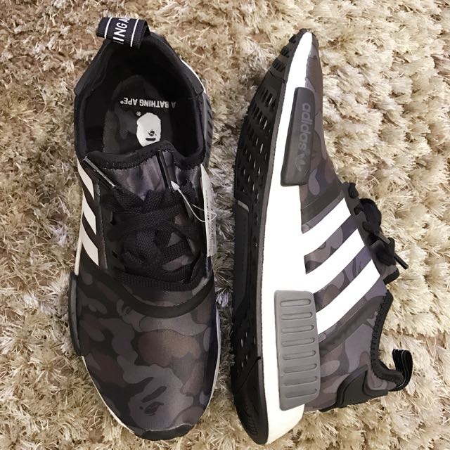 NMD BAPE X Adidas Women s Fashion Footwear Sneakers on Carousell