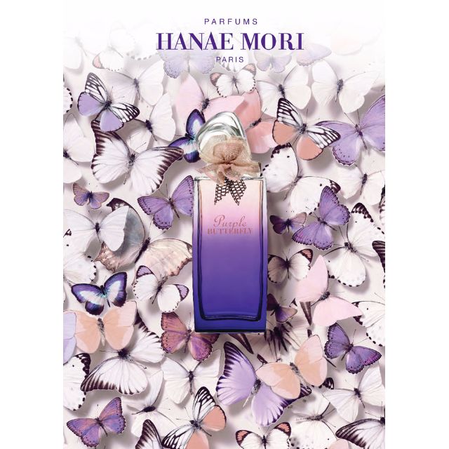 Hanae mori purple online butterfly