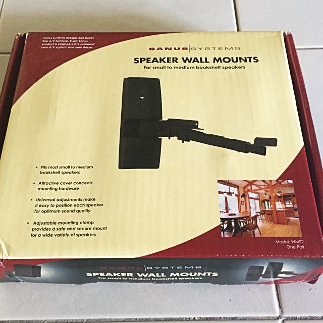 Sanus WMS2 Speaker Mounts