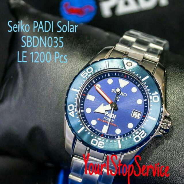 Seiko Prospex PADI Solar Limited Edition SBDJ015 & SBDN035, Luxury, Watches  on Carousell