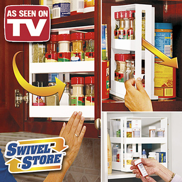 SWIVEL STORE Storage Organizer Food Organiser As Seen TV Lemari Penga Perabotan Rumah di Carousell