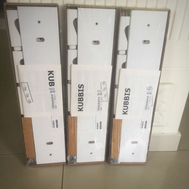 3 Ikea Kubbis Towel coat Rack With 3 Hooks Furniture Home Living Furniture Shelves Cabinets Racks on Carousell