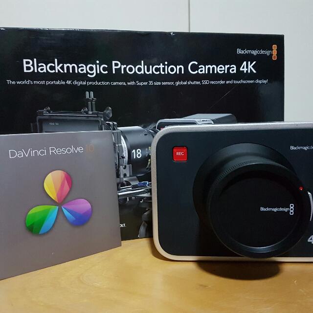 Blackmagic 4k Production Camera Photography Video Cameras On Carousell