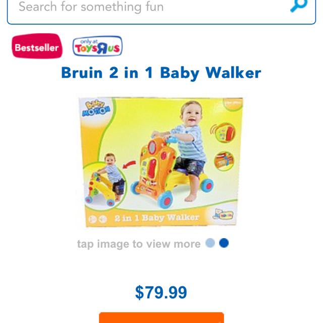 Bruin 2 in 1 baby walker hotsell