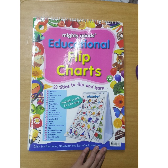 on　Chart,　Magazines,　Books　Hobbies　Toys,　Books　Children's　Flip　MOS]　Educational　#40　Carousell