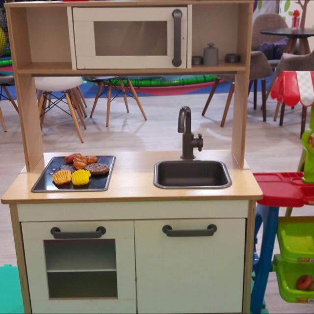 Ikea Wooden Kitchen Set, Hobbies & Toys, Toys & Games on Carousell