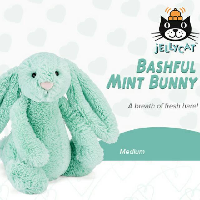 jellycat bashful mint bunny
