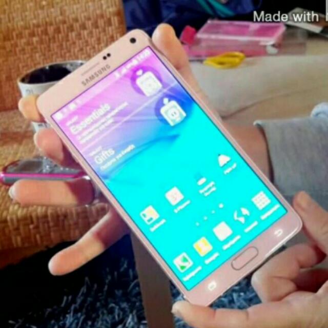 Jual Samsung Galaxy Note 4 Pink Limited Edition Telepon Seluler Tablet Di Carousell