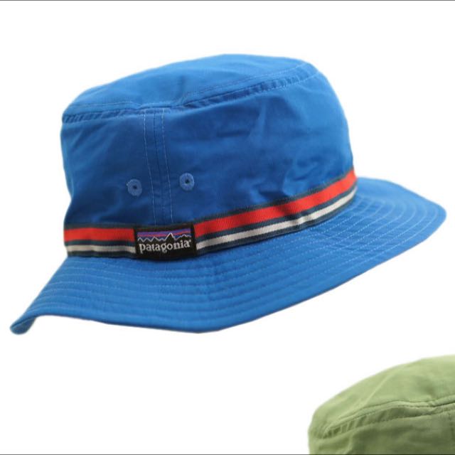 Patagonia Bucket Hat 漁夫帽藍色 運動休閒 戶外休閒在旋轉拍賣