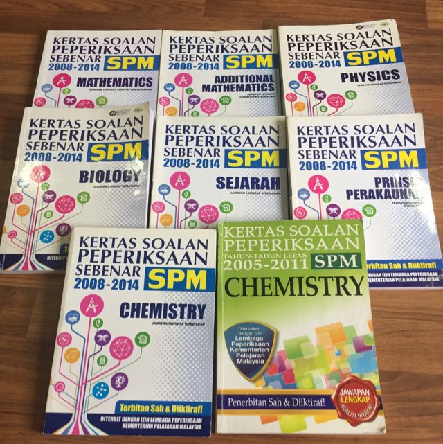 Spm Past Year Papers Textbooks On Carousell