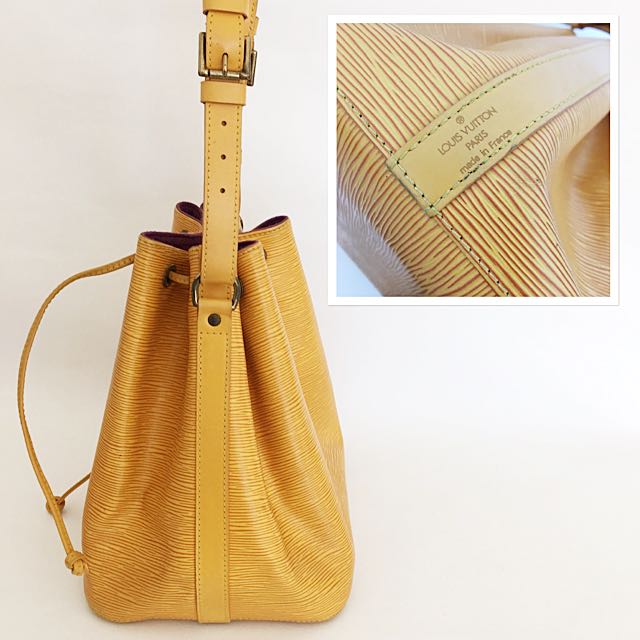 Louis Vuitton, Vintage Crossbody Bucket Bag, rubberised …