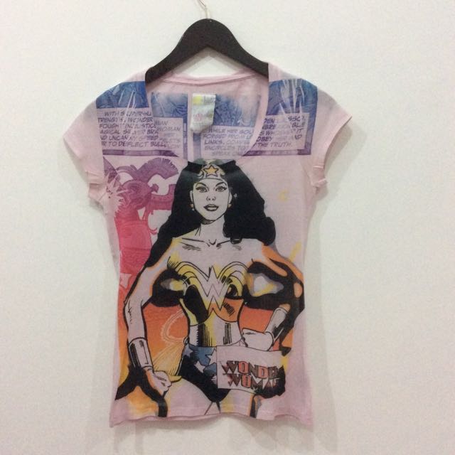 t shirt wonder woman zara