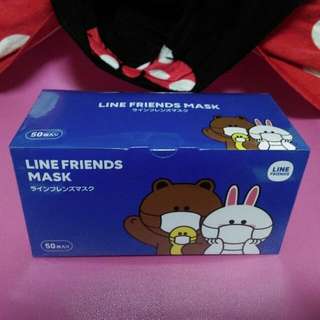 Line Friends Store 日本限定 Line Friends Mask 口罩