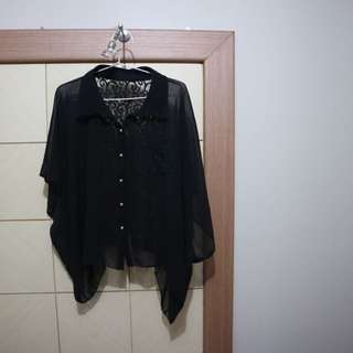 Kemeja Lace Chiffon