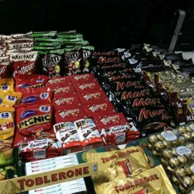imported assorted chocolates
