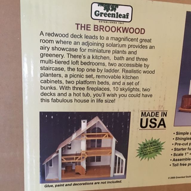 brookwood dollhouse kit