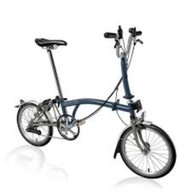 Brompton M2LX Titanium Tempest Blue 