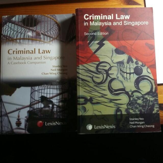Criminal Law In Malaysia And Singapore 2nd Ed Yeo Morgan Chan Books Stationery Textbooks On Carousell