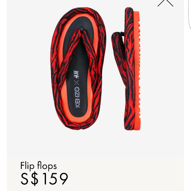 h&m mens flip flops
