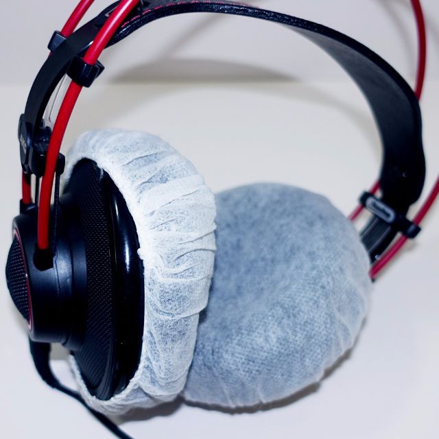 Hygienic Disposable Headphone Covers Headphones Fabric Earphone Muff