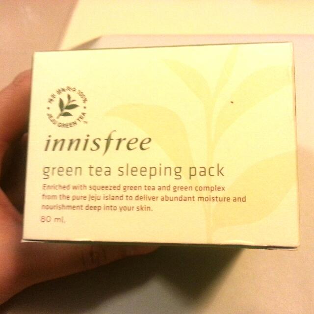 Innisfree Green Tea Sleeping Pack, Beauty & Personal Care, Bath & Body