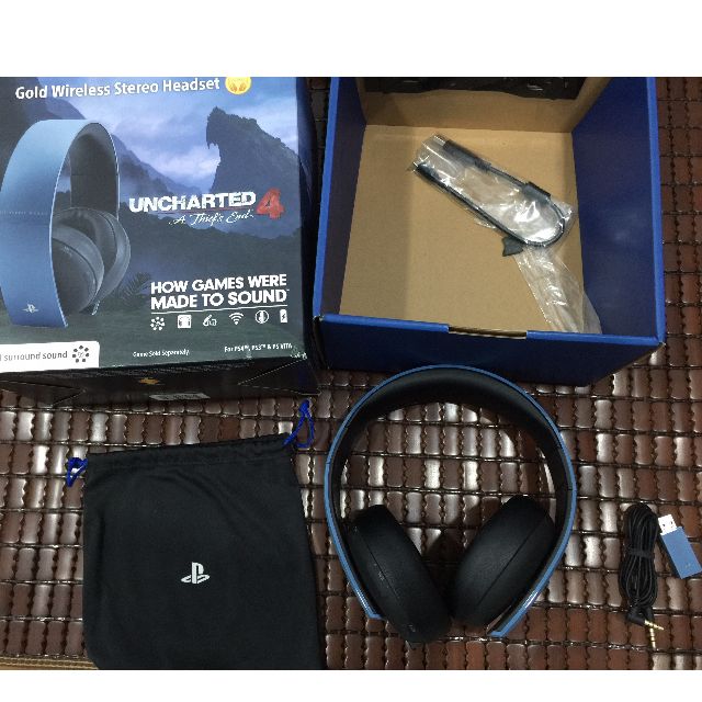 ps4 gold headset uncharted 4