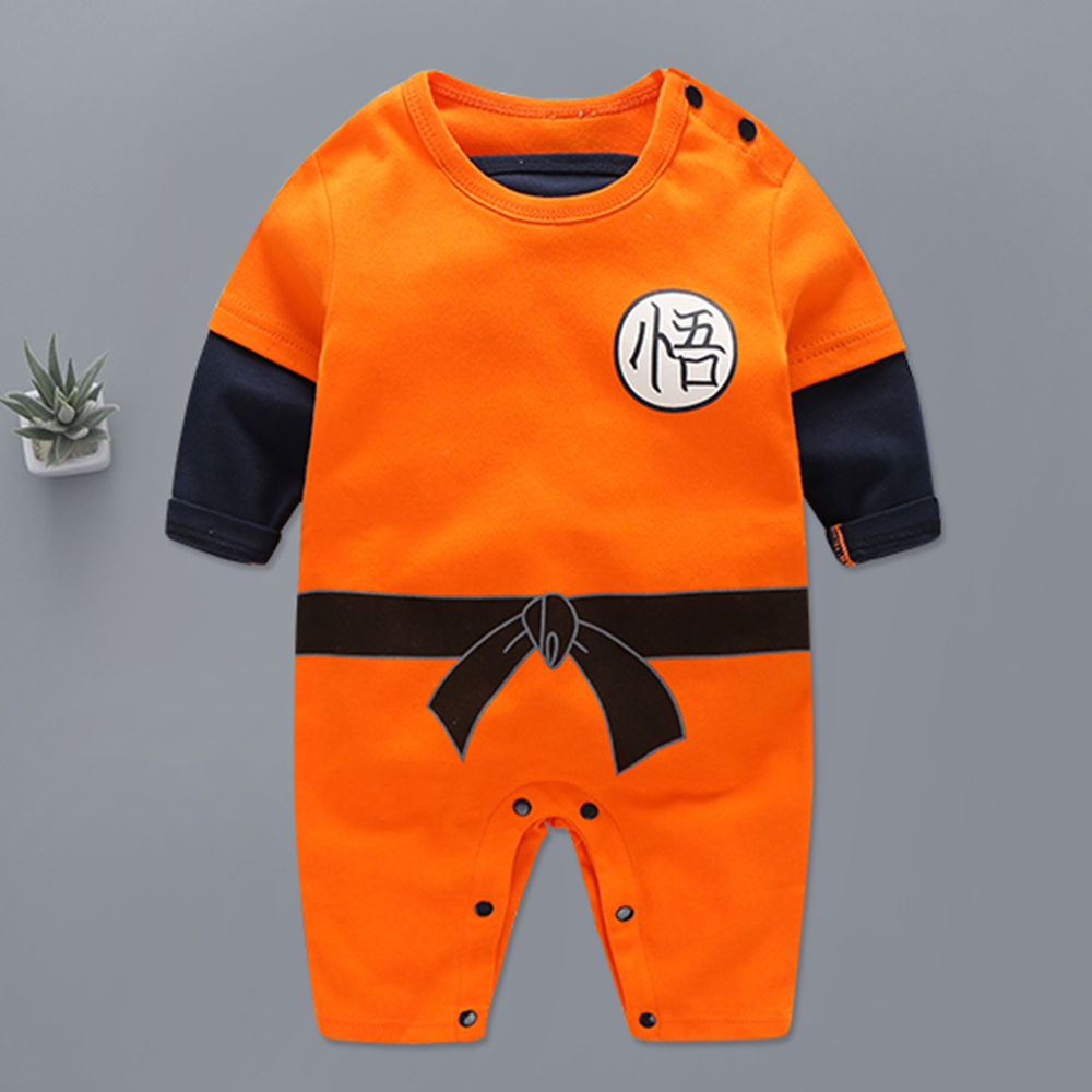 Quality Long Sleeves Dragon Ball Z Son Goku Baby Cloth Party