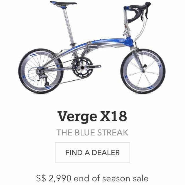Tern verge x18 for sale deals