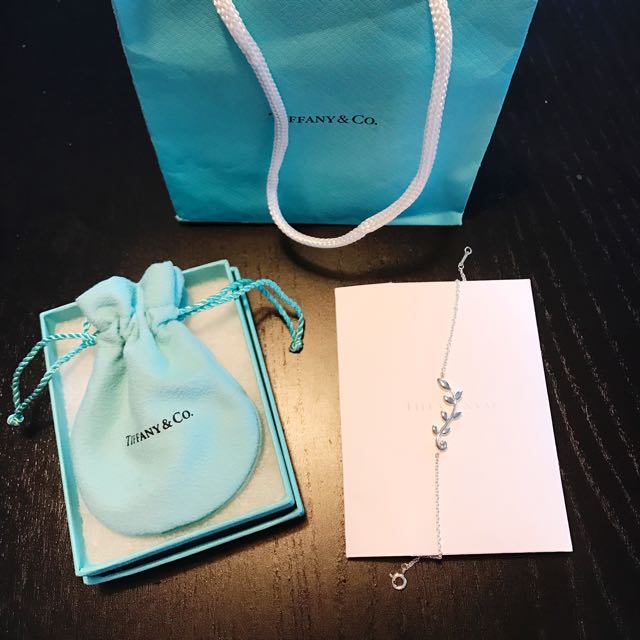 Tiffany Olive Leaf Vine Bracelet, Women 
