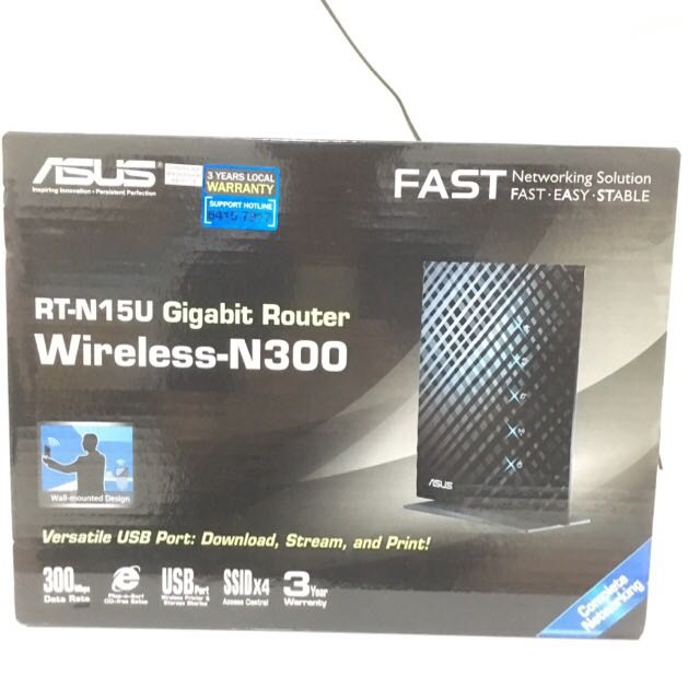 Used ASUS RT-N15 Gigabit Router, Computers & Tech, Parts & Accessories ...